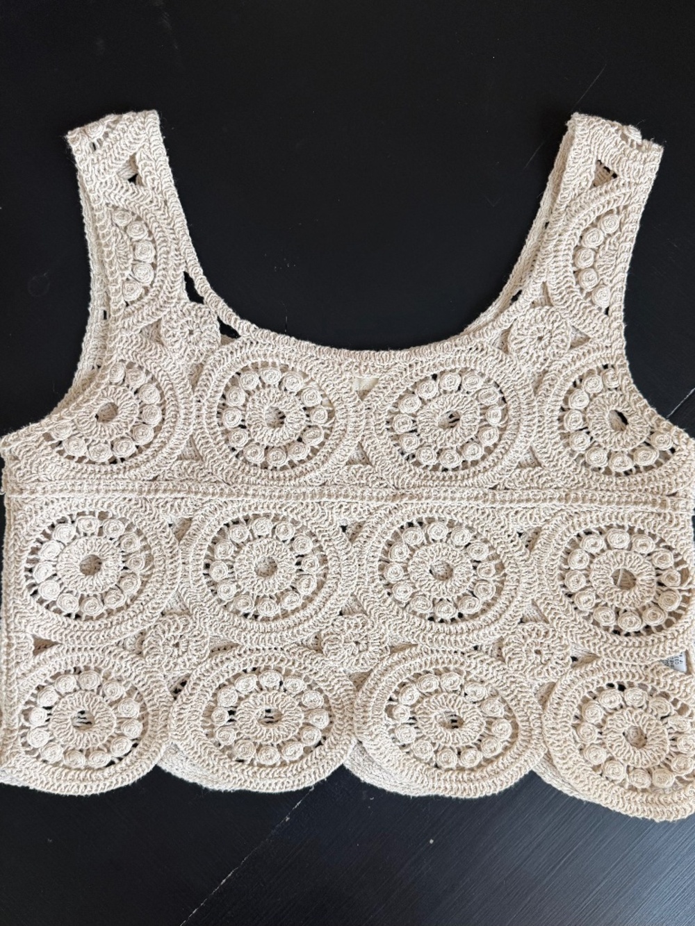 Woven cotton tank
